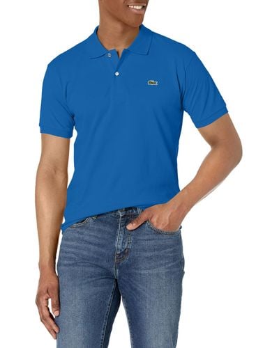 Lacoste Classic Short Sleeve Piqué L.12.12 Polo Shirt - Blue