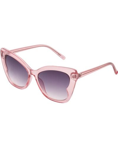 Betsey Johnson Like A Glove Cateye Sunglasses - Pink