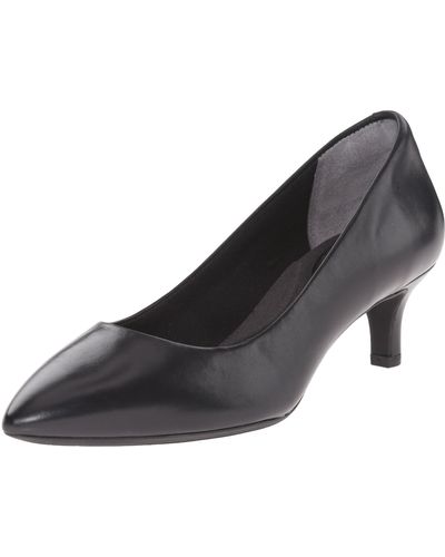 Rockport Womens Total Motion Kalila Heels - Size 10.5 N - Black Patent - Best Footwear Technology