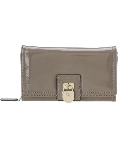 Anne Klein Rich And Famous On A String Wallet,taupe,one Size - Black