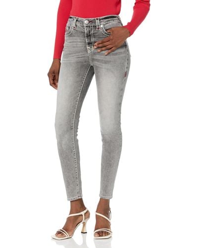 True Religion Brand Jeans Jennie High Rise Curvy Skinny Flap Jean - Multicolor