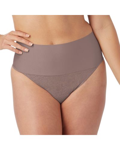 Maidenform Tame Your Tummy Lace Panties - Lila