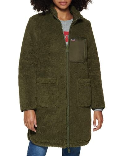 Levi's Sherpa Reversible Expedition Coat - Green