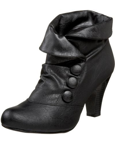 Madden Girl Skout Ankle Boot,black Paris,8.5 M Us