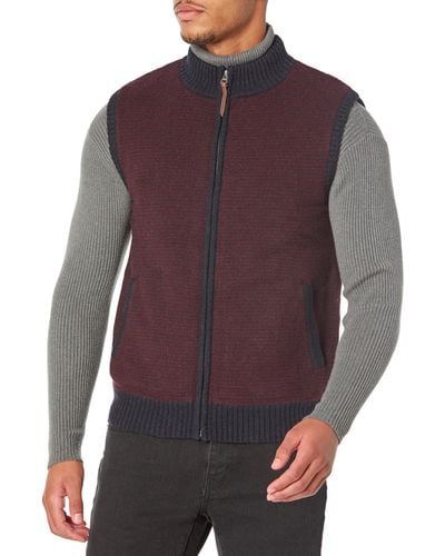Pendleton Shetland Wool Sweater Vest - Purple