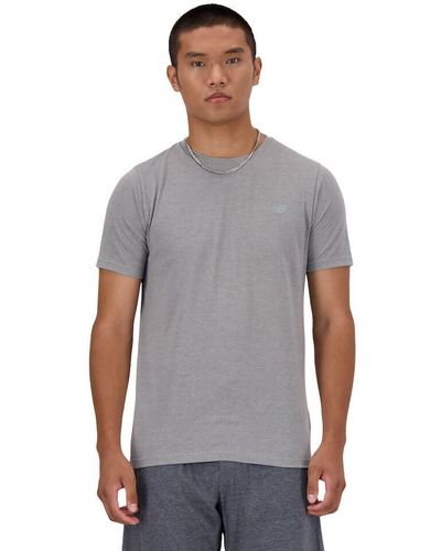 New Balance Sport Essentials Heathertech T-shirt - Gray