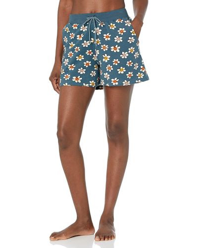 Vera Bradley French Terry Shorts With Pockets - Blue
