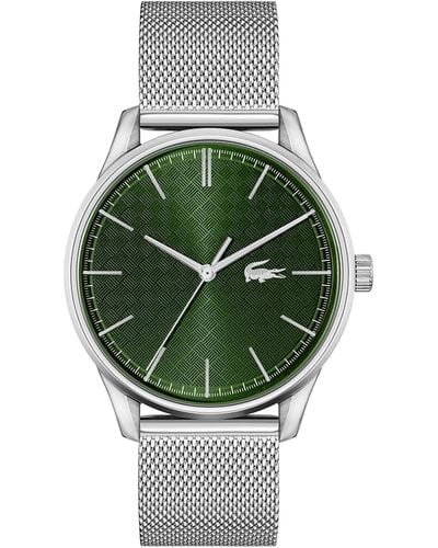 Lacoste Vienna Quartz Watch With Stainless Steel Strap - Green
