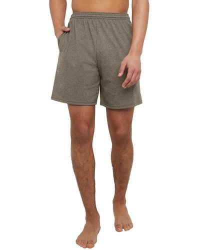 Hanes Jersey Short With Pockets - Green