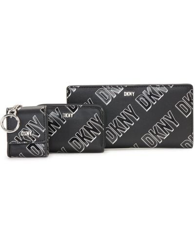 DKNY Casual Phoenix 3 In 1 Box Set Classic Wallet - Black