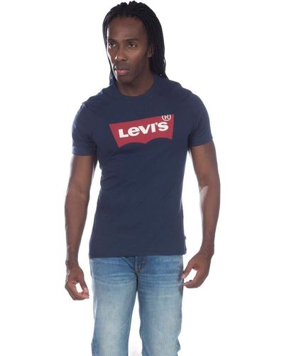 Levi's Standard Housemarked Short Sleeve T-shirt - Blue