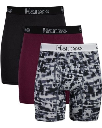 Hanes Men's Comfort Flex Fit Ultra Lightweight Mesh Boxer Brief, Assorted  Color Assorted MD at  Men's Clothing store