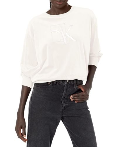 Calvin Klein M2xhk836-mik-s Sweatshirt - White