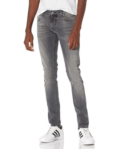 Nudie Jeans Tight Terry Mid Gray Pwr - Black