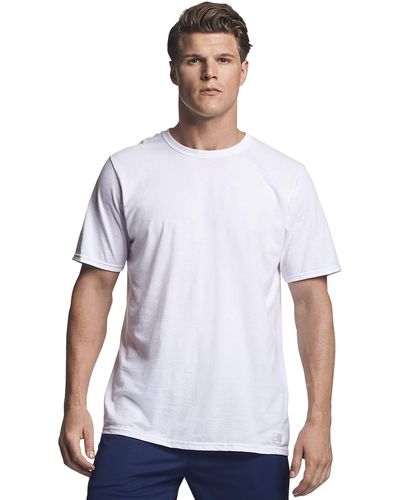 White Russell Athletic T-shirts for Men | Lyst