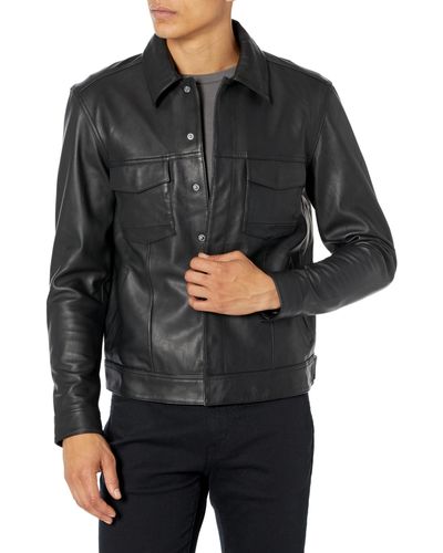 PAIGE Pedro Leather Jacket - Black