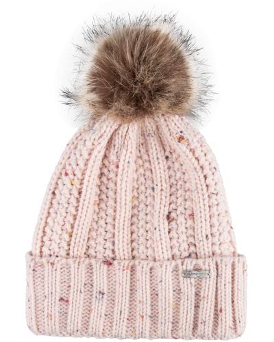 Jessica Simpson Speckled Knit Beanie - Pink