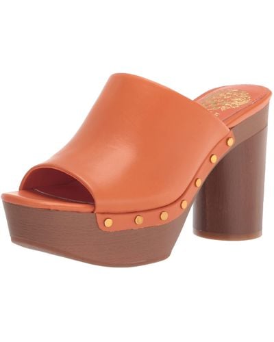 Vince Camuto Footwear Haydorn Platform Mule Sandal Heeled - Orange