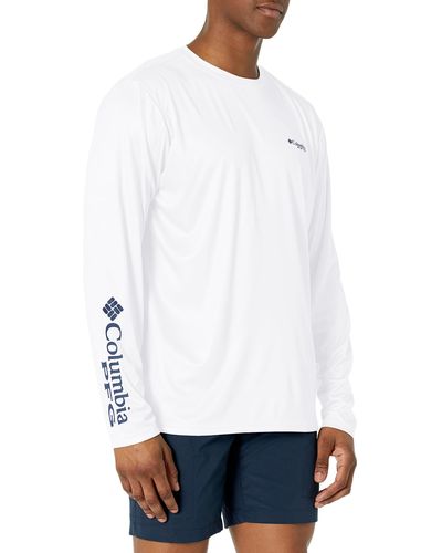 Columbia Terminal Tackle Pfg Fish Star Long Sleeve in Blue for Men