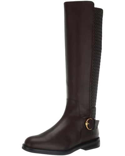 Cole Haan Clover Stretch Tall Boot Knee High - Black