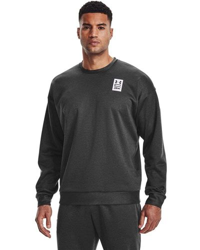 Under Armour Recover Long Sleeve Crew Neck - Black