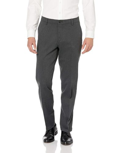 Dockers Athletic Fit Signature Khaki Lux Cotton Stretch Pants - Creaseless - Gray