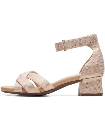 Clarks Desirae Lily Heeled Sandal - Pink