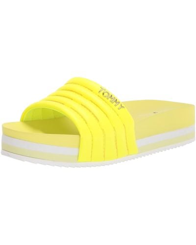 Tommy Hilfiger Bleci Slide Sandal - Yellow