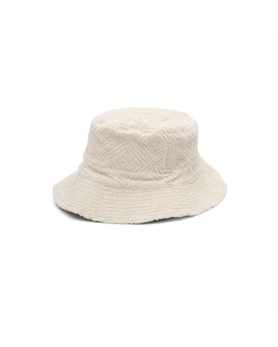 Volcom Apres Terry Towwl Bucket Hat - White