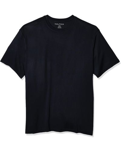 Nautica Mens Active Short Sleeve Performance T-shirt T Shirt - Black