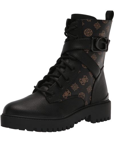 Guess Bottes de combat pour - Noir