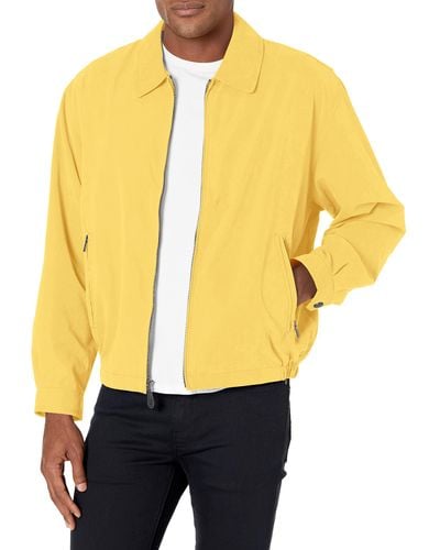 London Fog Auburn Zip-front Golf Jacket (regular & Big-tall Sizes) - Yellow