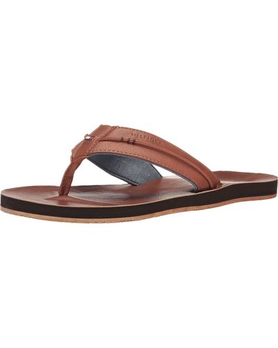 Tommy Hilfiger Leather sandals for Men | Online Sale up to 62% off | Lyst