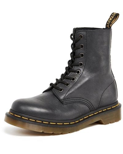 Dr. Martens , 's 1460 Pascal Virginia Leather 8 Eye Boot, Black, 6