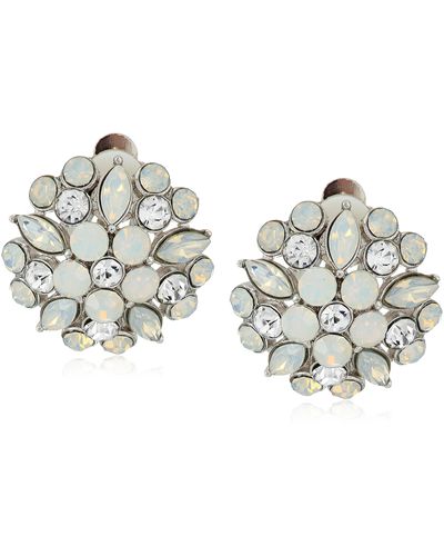 Nina Jewelry Spring 2018 S E-monena Earrings - White