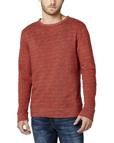 Buffalo David Bitton Long Sleeve Sweatshirt Obsolete - Red