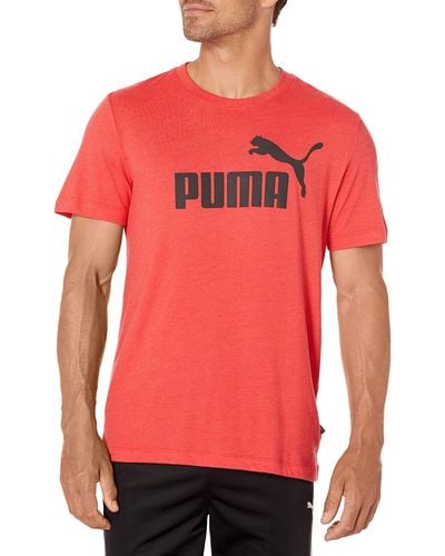 PUMA Essentials Logo Tee - Red