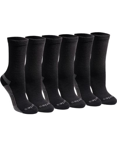 Dickies Womens Dritech Advanced Moisture Wicking Crew Casual Sock - Black