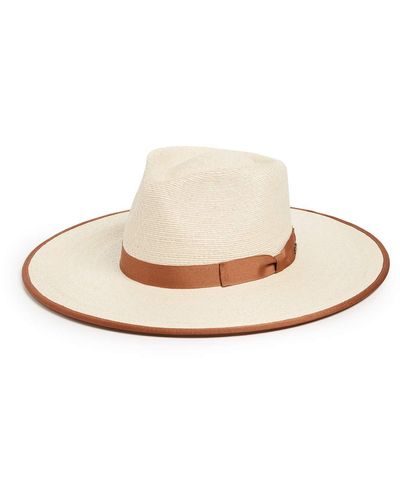 Brixton Joanna Straw Rancher Hat - Natural