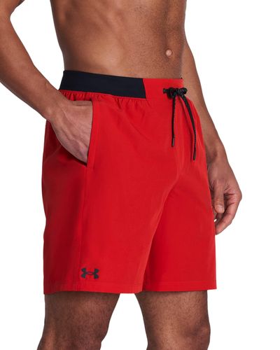 Under Armour S Comfort Waistband Trunks - Red