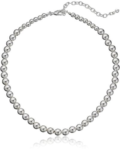 Napier Silver-tone Collar Necklace - Metallic