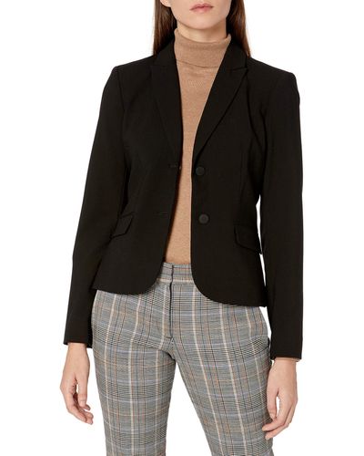 Calvin Klein 1 Button Jacket - Zwart
