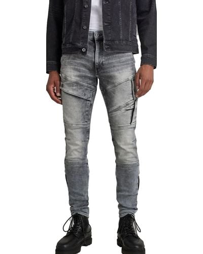 G-Star RAW Airblaze 3d Skinny Jeans Voor - Zwart