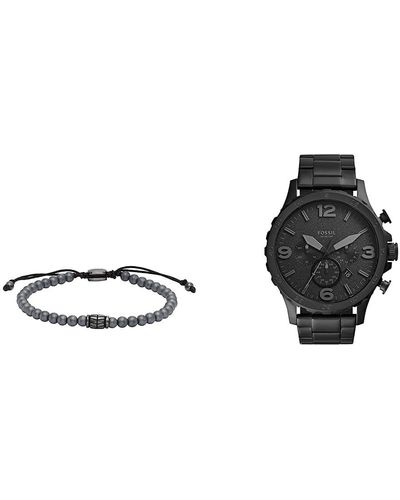 Fossil Nate Watches for Lyst off Men 44% to | - Up