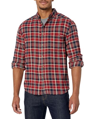 Wolverine Hastings Flannel Shirt - Red