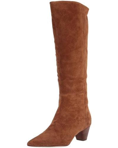 Vince S Farida Pointed Toe Boots Tan 5 M - Brown