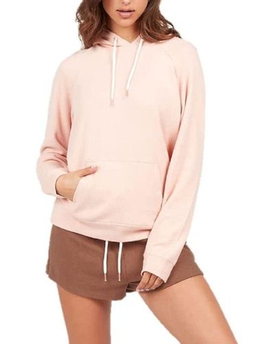 Volcom Regular S Pullover Lil Hooded Fleece - Pink
