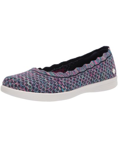 Skechers knit best sale flats