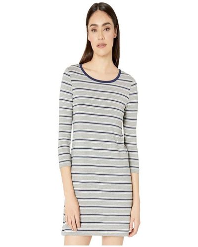 BB Dakota Street Style Stripe Dress - Gray