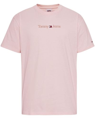 Tommy Hilfiger Short Sleeve Tommy Jeans Graphic T-shirt - Pink